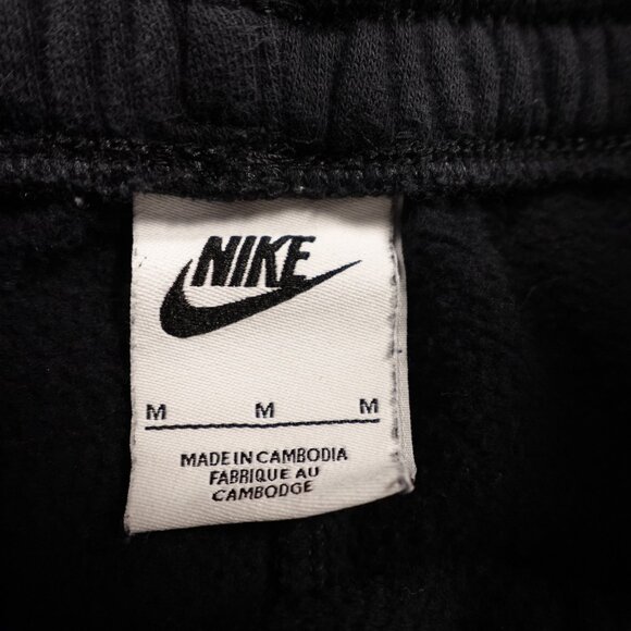 Nike Sportswear Club Fleece Joggers Girls’ Medium Black Sweatpants - Picture 3 of 12